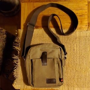 Camera Bag Small Canvas Multiple Pockets Light Use